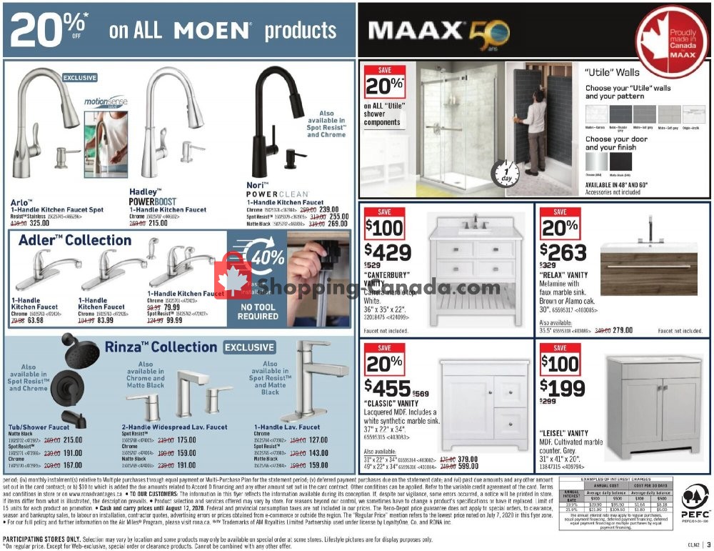 Rona flyer from Thursday August 6, 2020 to Wednesday August 12, 2020 - page 6