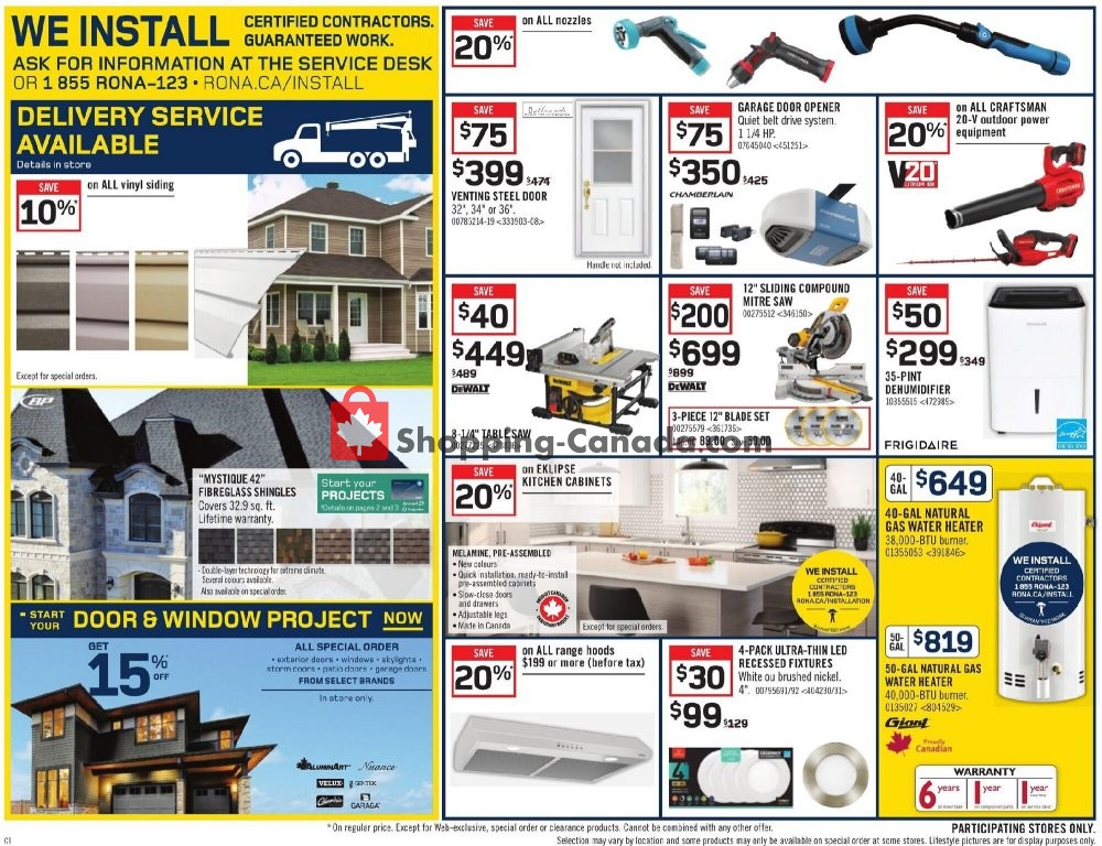 Rona flyer from Thursday August 6, 2020 to Wednesday August 12, 2020 - page 7