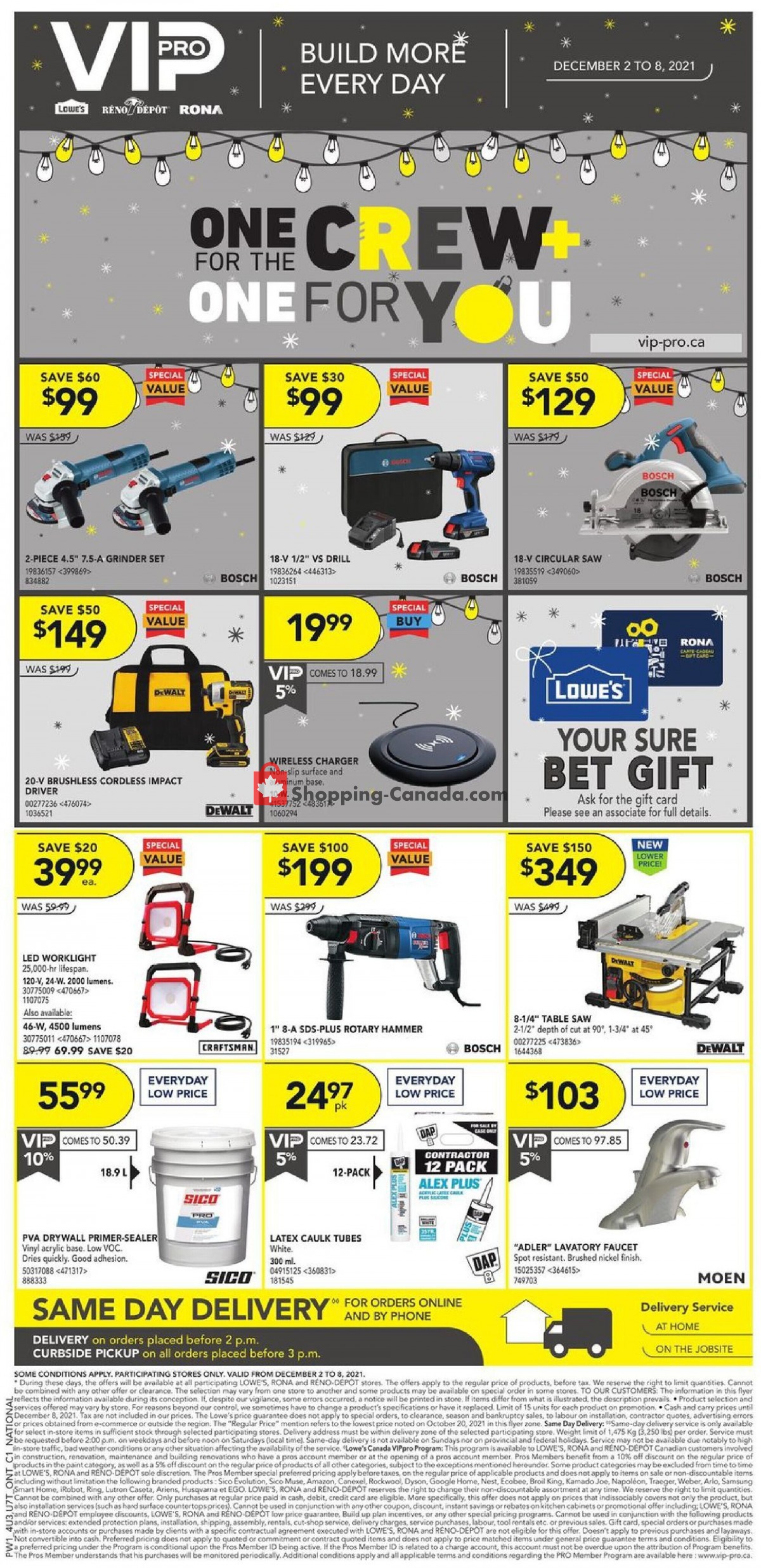 Rona Canada Flyer Build More Every Day On December 2 December 8 21 Shopping Canada