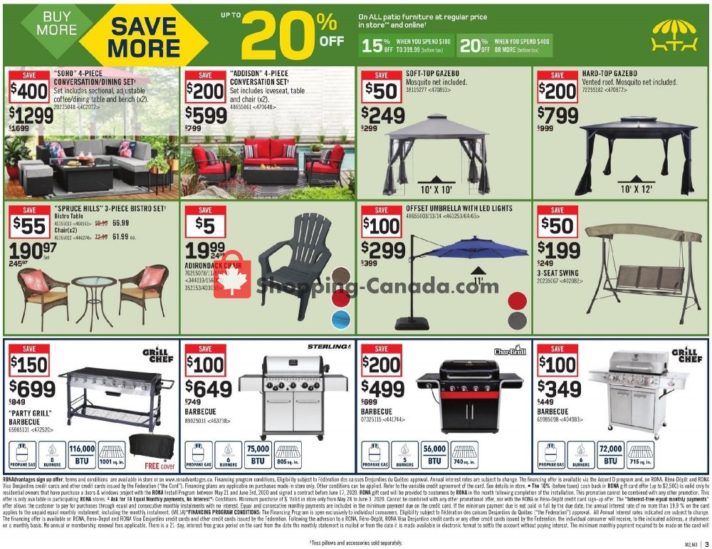 Rona flyer from Thursday May 28, 2020 to Wednesday June 3, 2020 - page 3