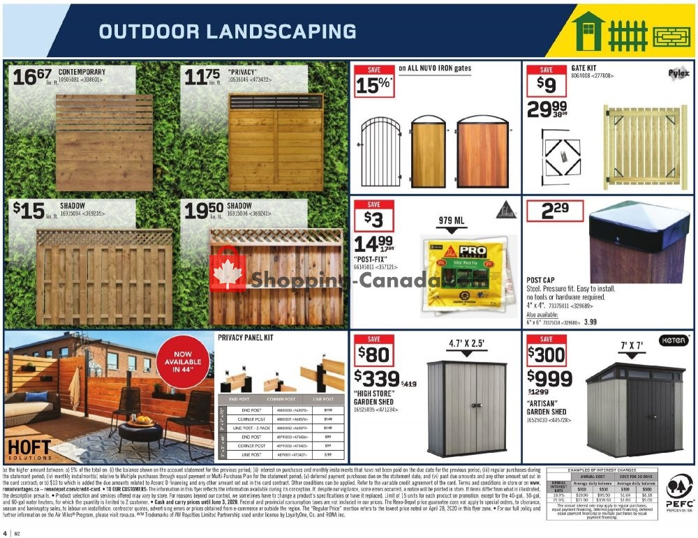 Rona flyer from Thursday May 28, 2020 to Wednesday June 3, 2020 - page 4