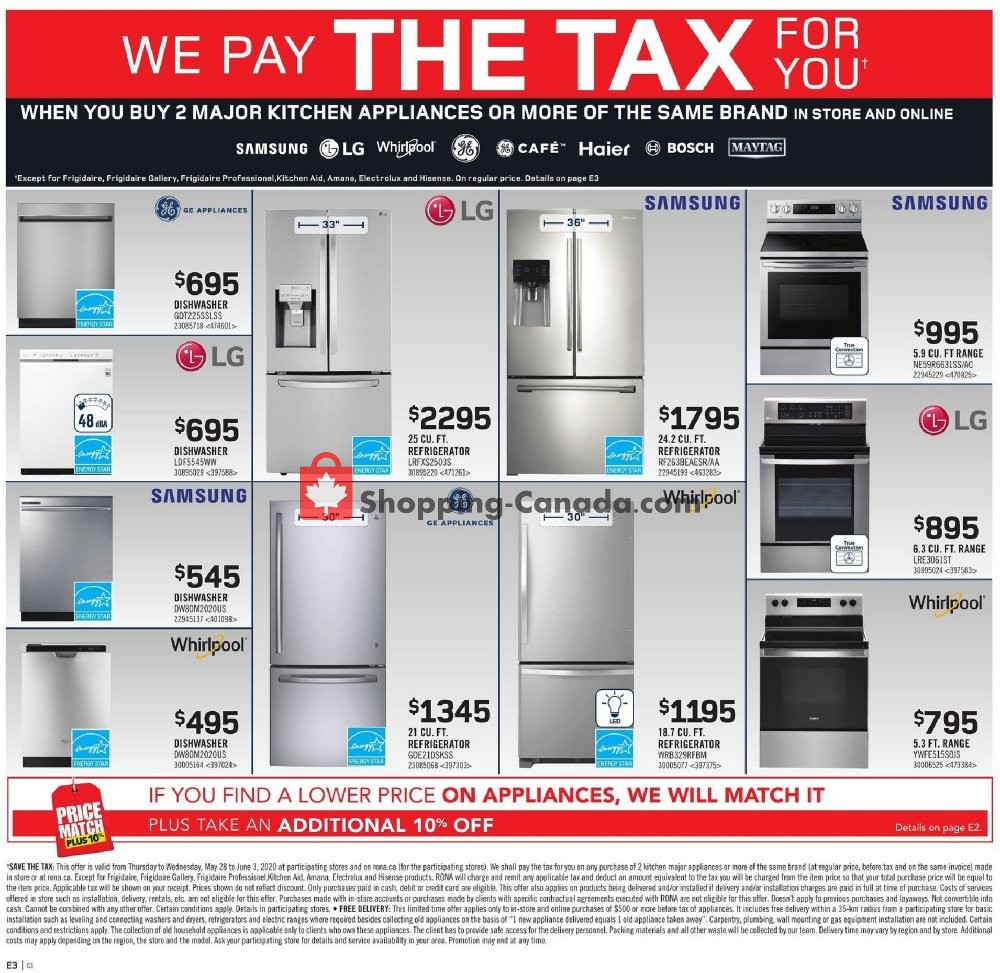 Rona flyer from Thursday May 28, 2020 to Wednesday June 3, 2020 - page 9