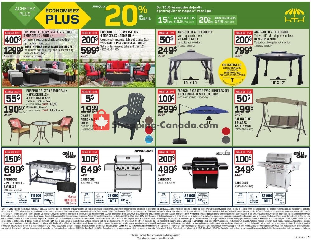 Rona flyer from Thursday May 28, 2020 to Wednesday June 3, 2020 - page 3