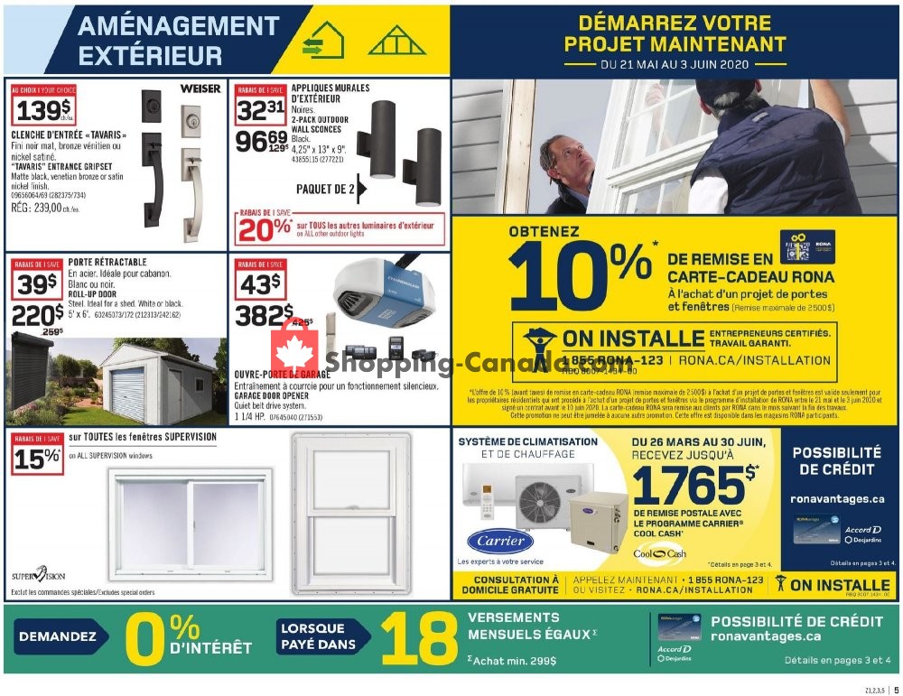 Rona flyer from Thursday May 28, 2020 to Wednesday June 3, 2020 - page 5