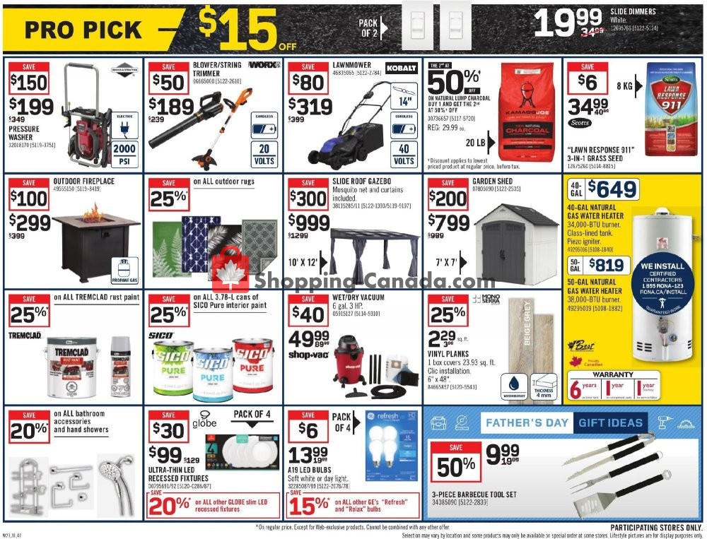 Rona flyer from Thursday June 4, 2020 to Wednesday June 10, 2020 - page 12