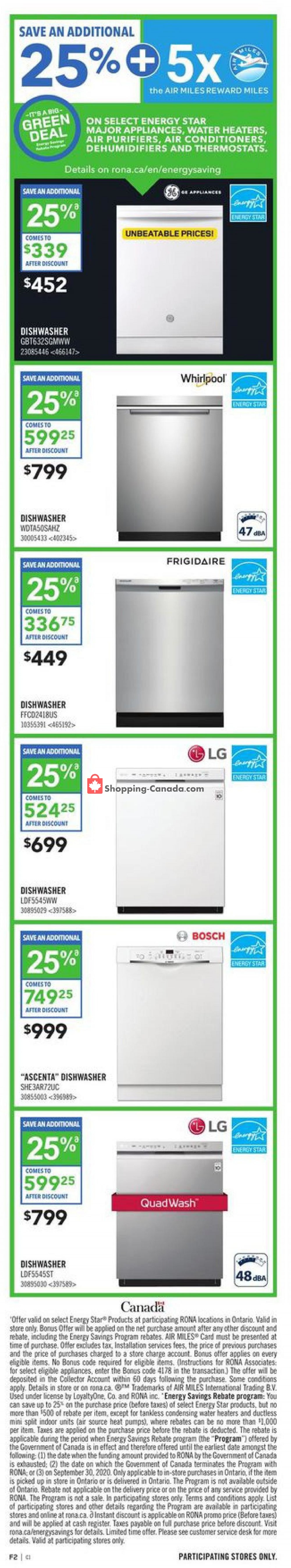 Rona flyer from Thursday October 10, 2019 to Wednesday October 16, 2019 - page 2