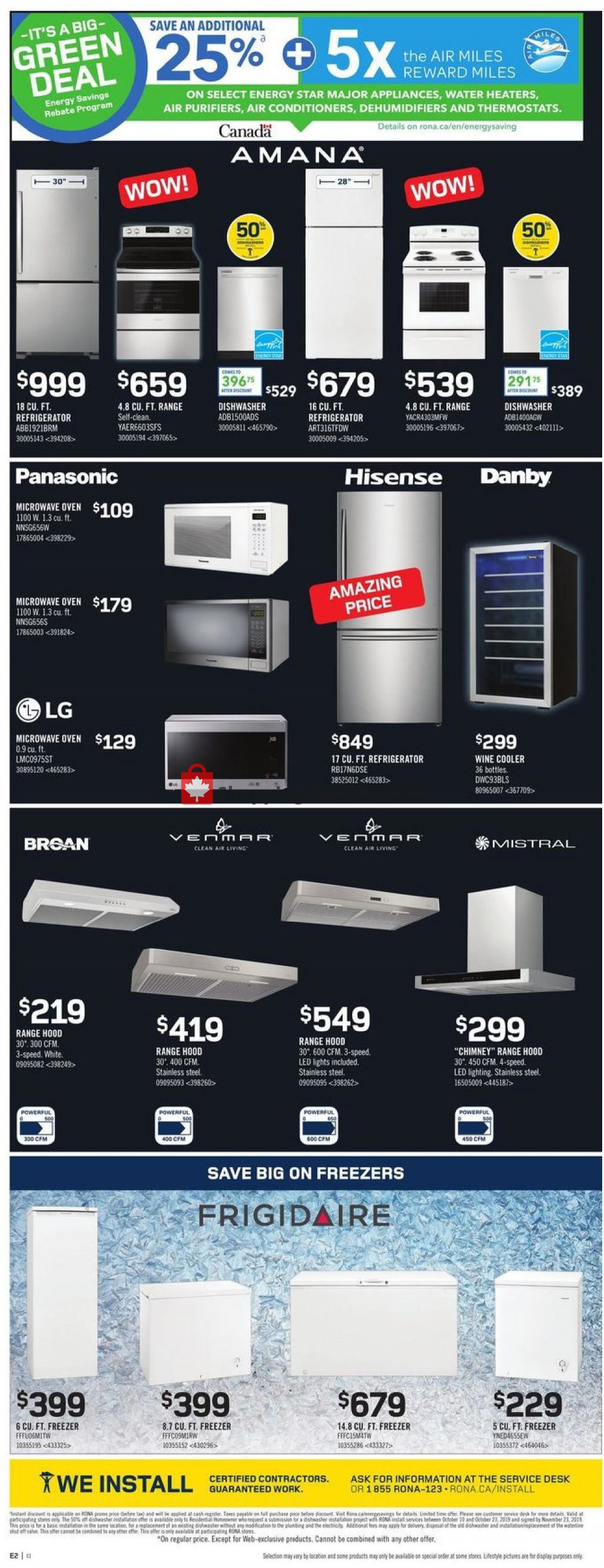 Rona flyer from Thursday October 10, 2019 to Wednesday October 16, 2019 - page 6