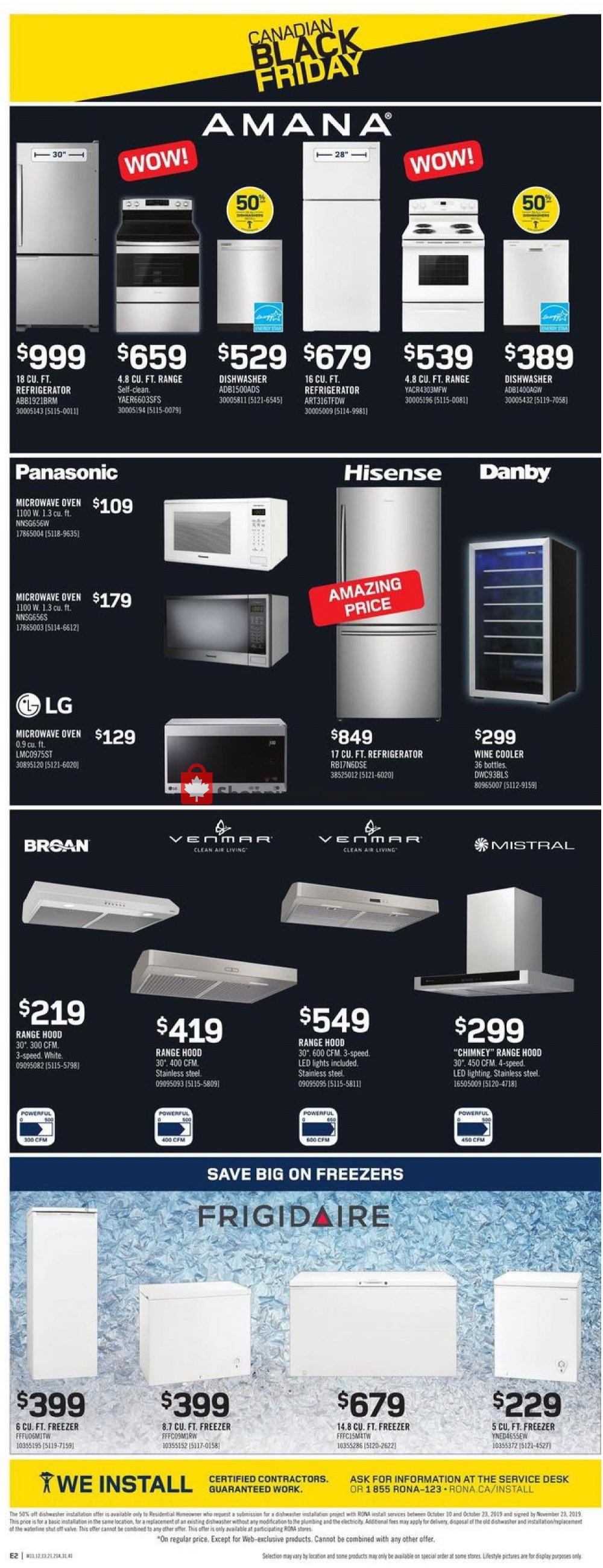 Rona flyer from Thursday October 10, 2019 to Wednesday October 16, 2019 - page 4