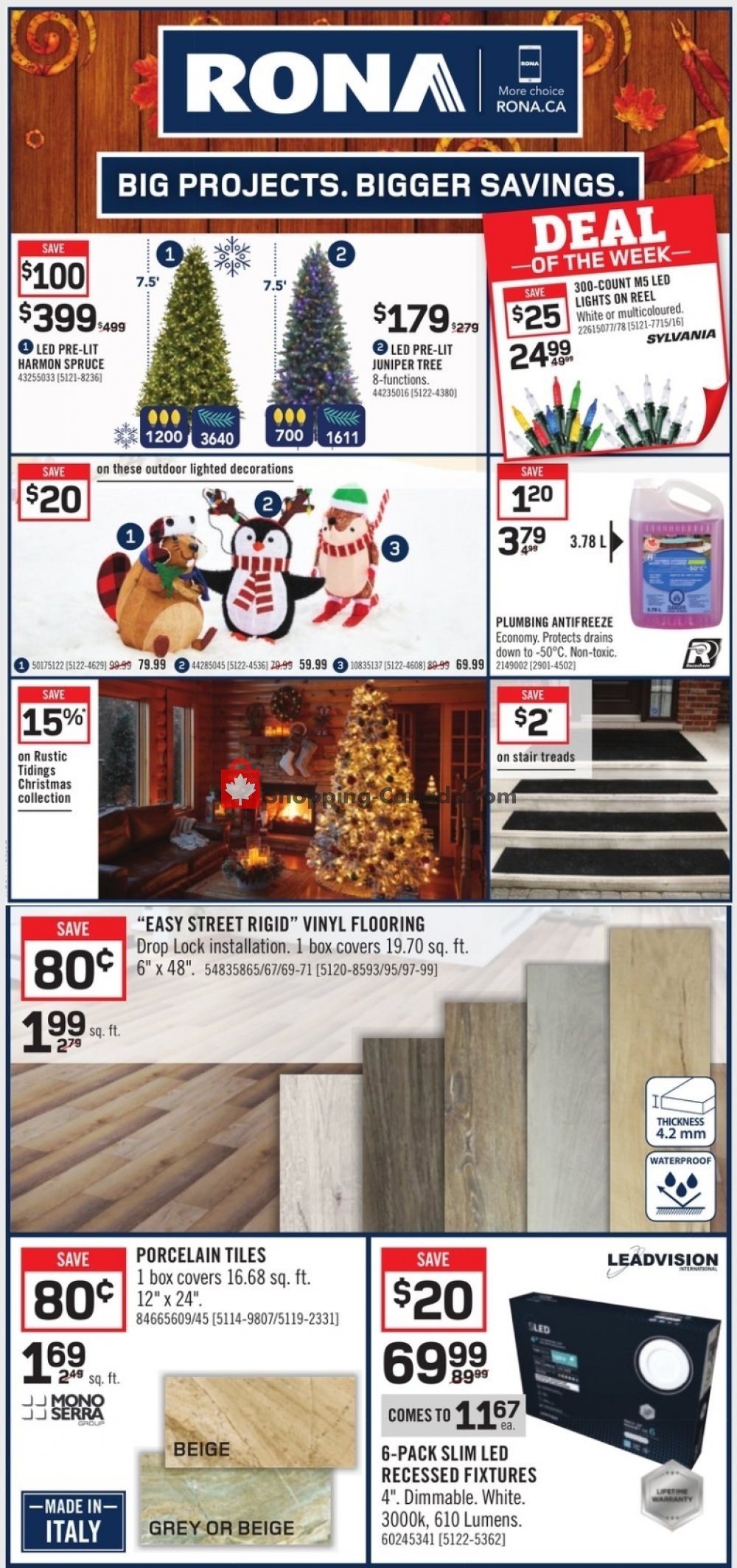 Rona Canada, flyer (Deal of the Week West) October 29 November 4