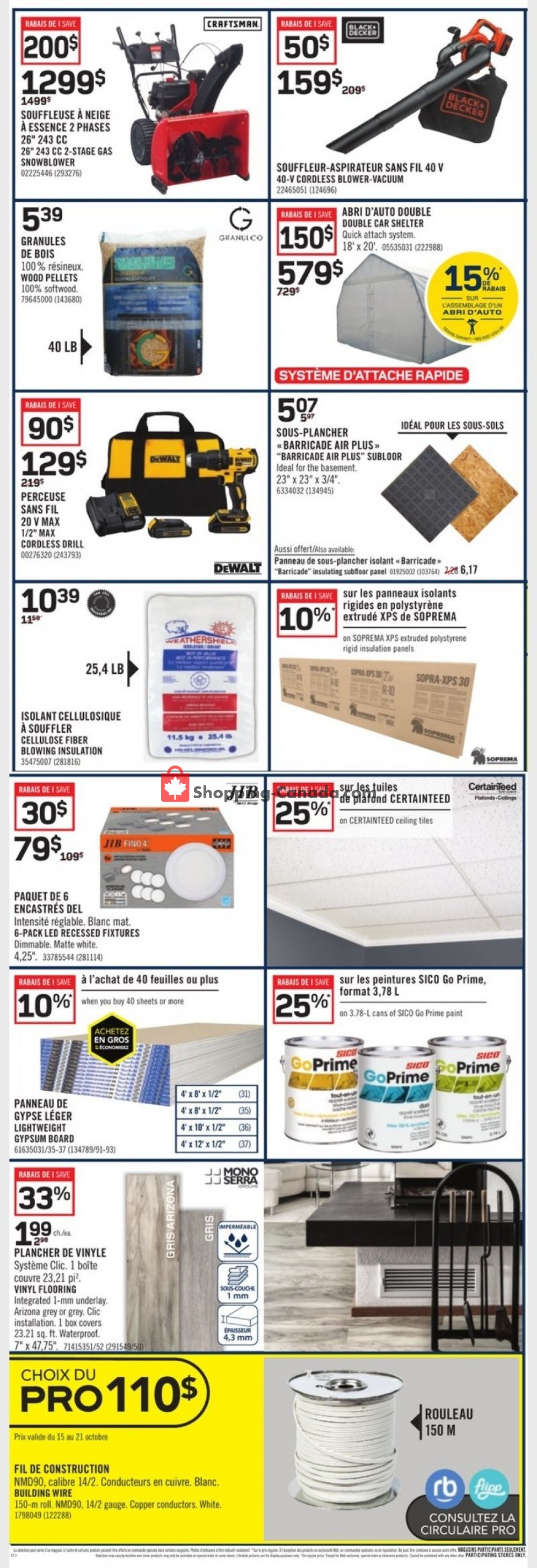 Rona flyer from Thursday October 15, 2020 to Wednesday October 21, 2020 - page 6