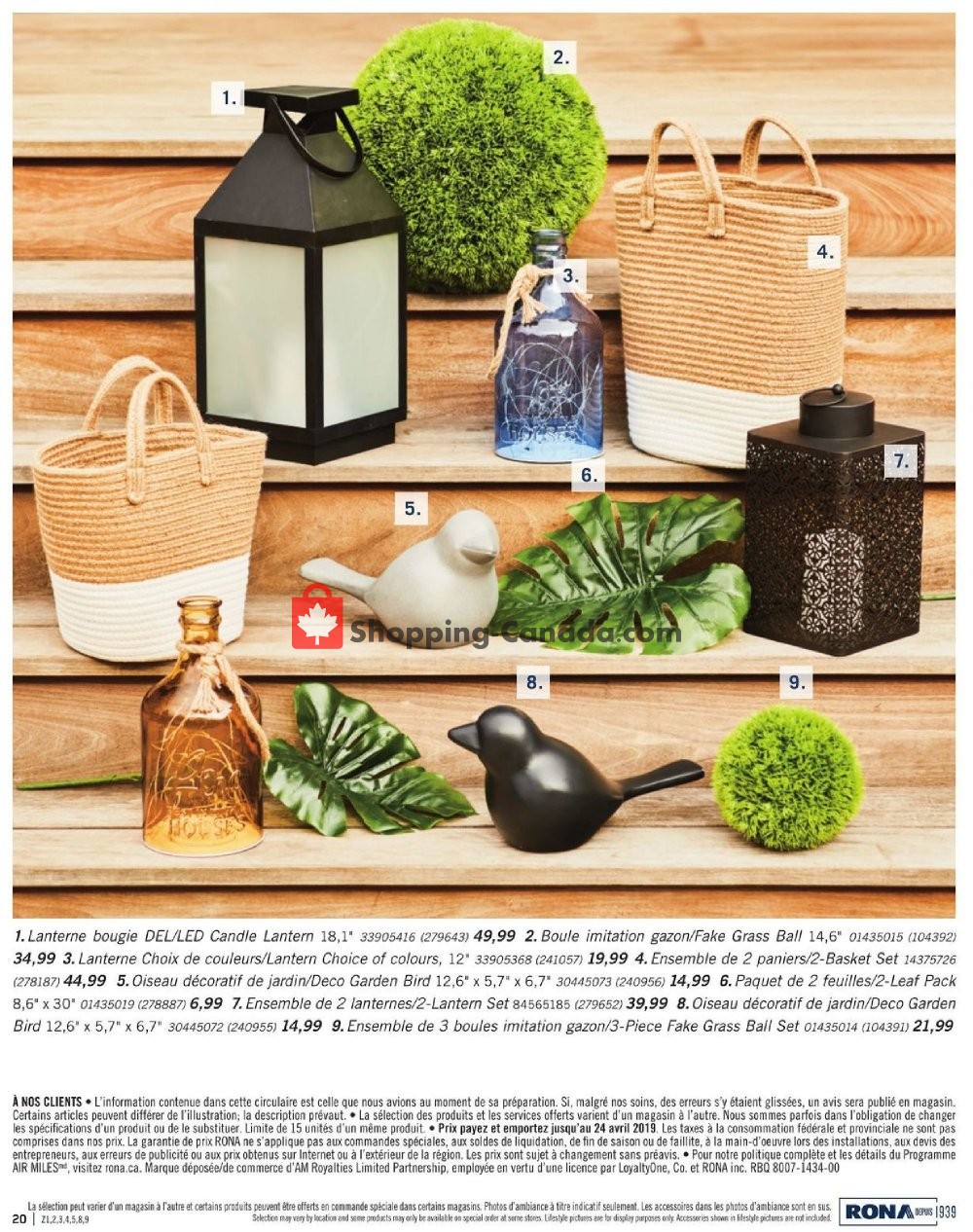 Rona flyer from Thursday February 28, 2019 to Wednesday May 29, 2019 - page 20