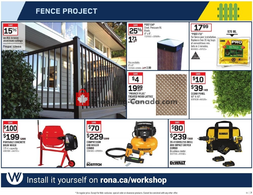 Rona flyer from Thursday July 9, 2020 to Wednesday July 15, 2020 - page 12