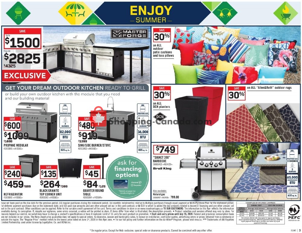 Rona flyer from Thursday July 9, 2020 to Wednesday July 15, 2020 - page 4