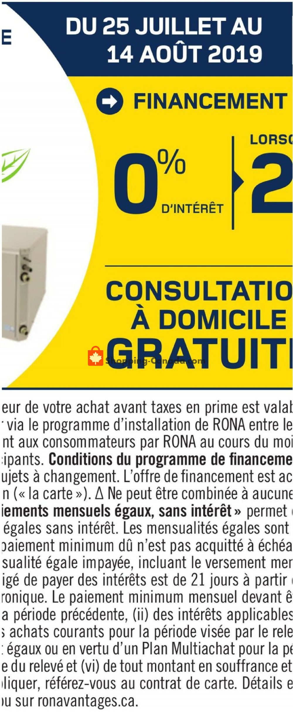 Rona flyer from Thursday August 8, 2019 to Wednesday August 14, 2019 - page 6