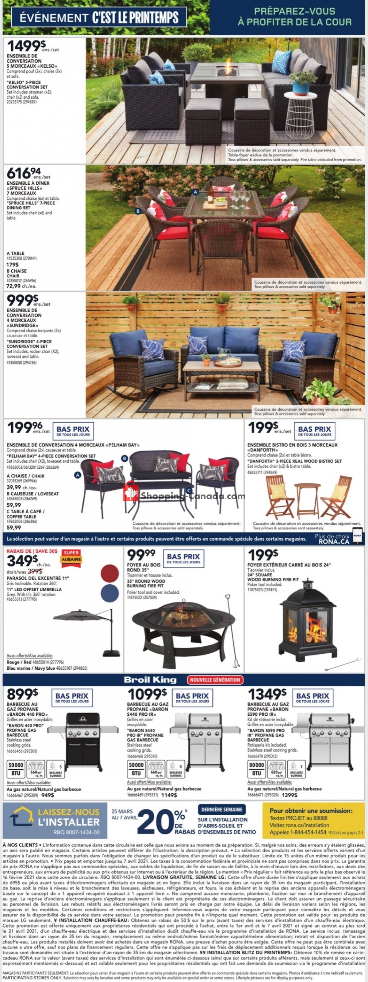 Rona flyer from Thursday April 1, 2021 to Wednesday April 7, 2021 - page 2