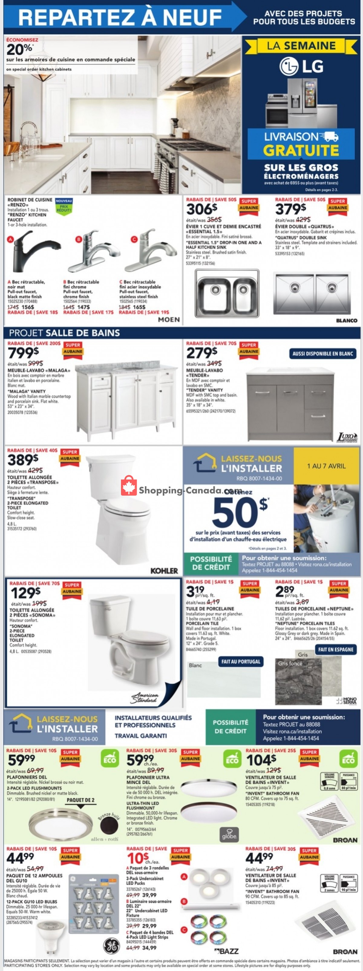 Rona flyer from Thursday April 1, 2021 to Wednesday April 7, 2021 - page 4