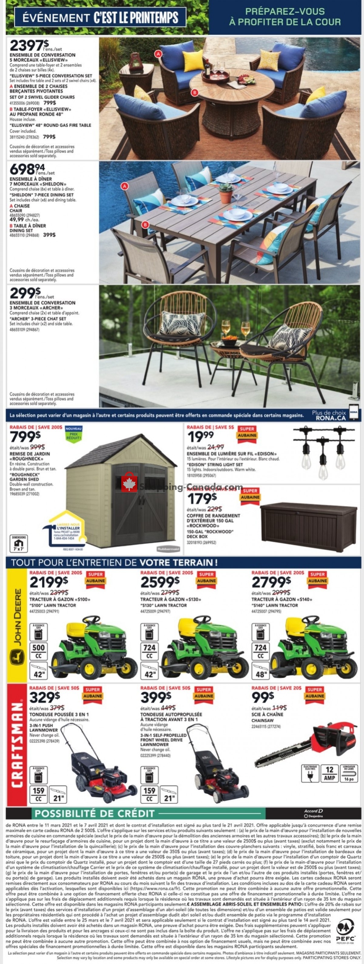 Rona flyer from Thursday April 1, 2021 to Wednesday April 7, 2021 - page 5