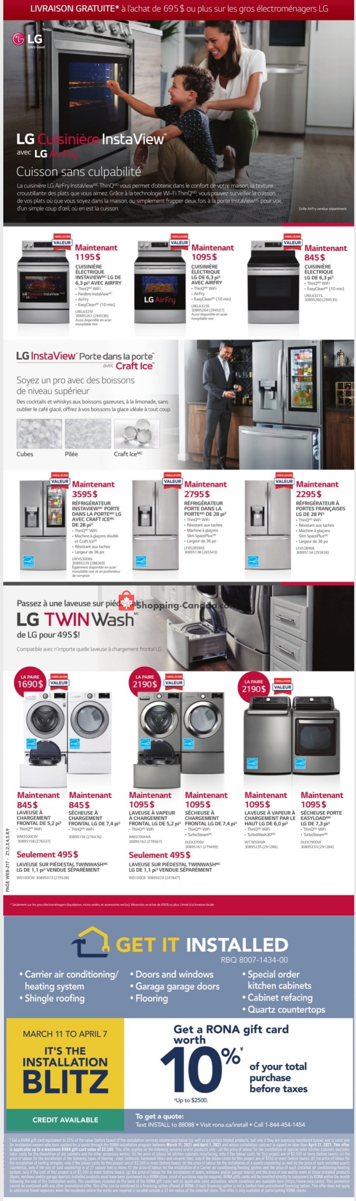 Rona flyer from Thursday April 1, 2021 to Wednesday April 7, 2021 - page 9