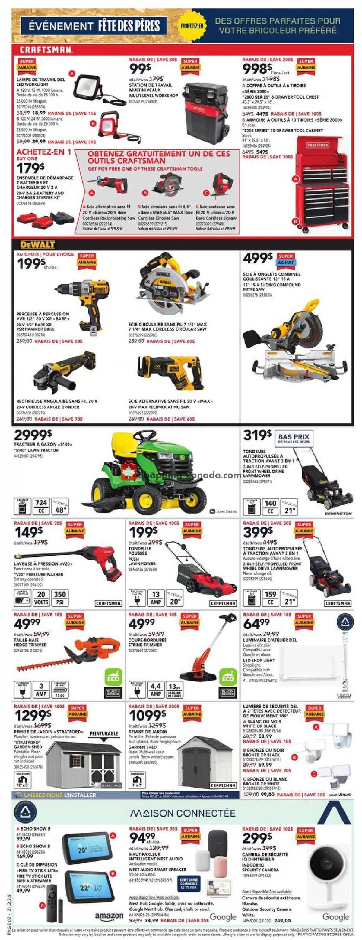 Rona flyer from Thursday June 10, 2021 to Wednesday June 16, 2021 - page 2