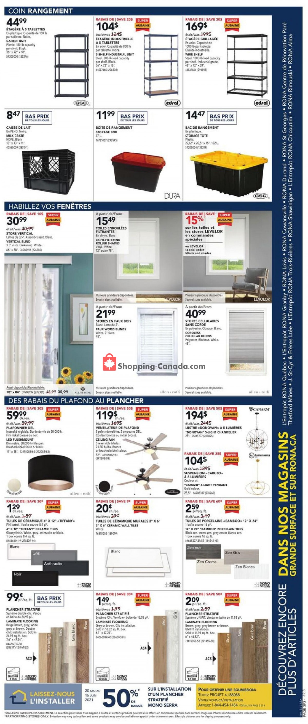 Rona flyer from Thursday June 10, 2021 to Wednesday June 16, 2021 - page 7