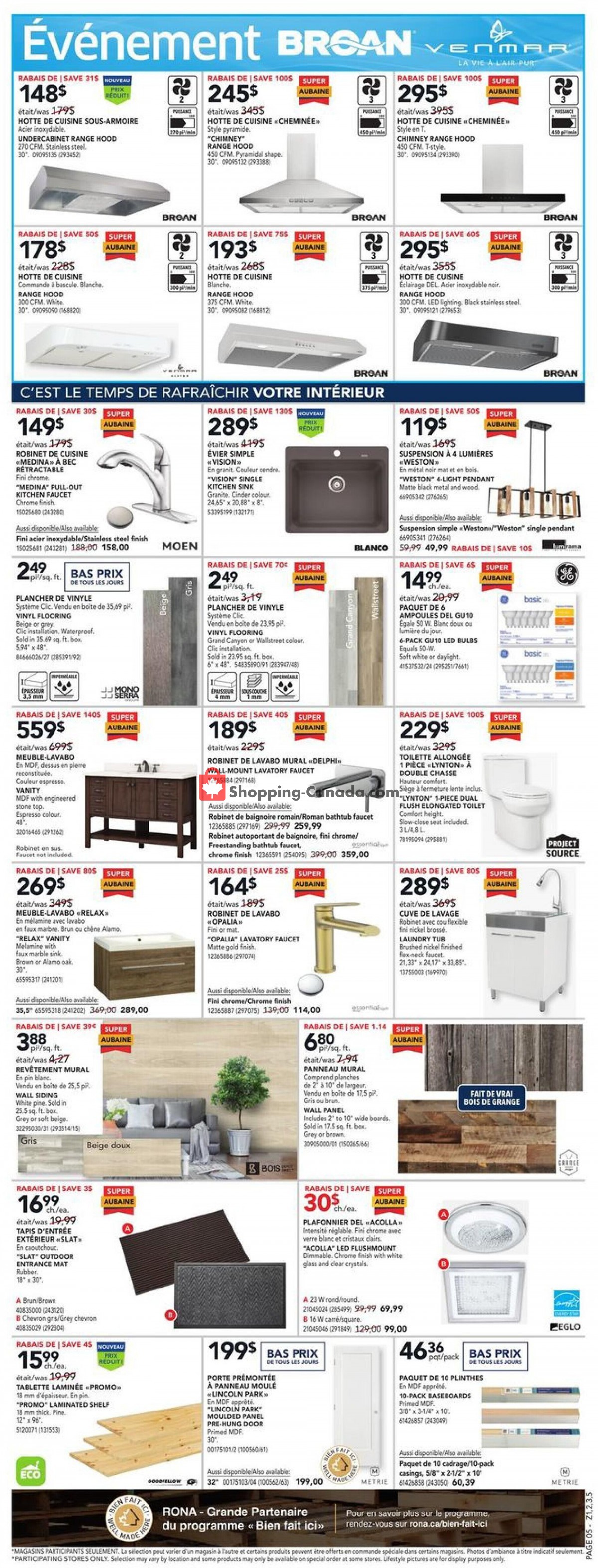 Rona flyer from Thursday June 10, 2021 to Wednesday June 16, 2021 - page 9