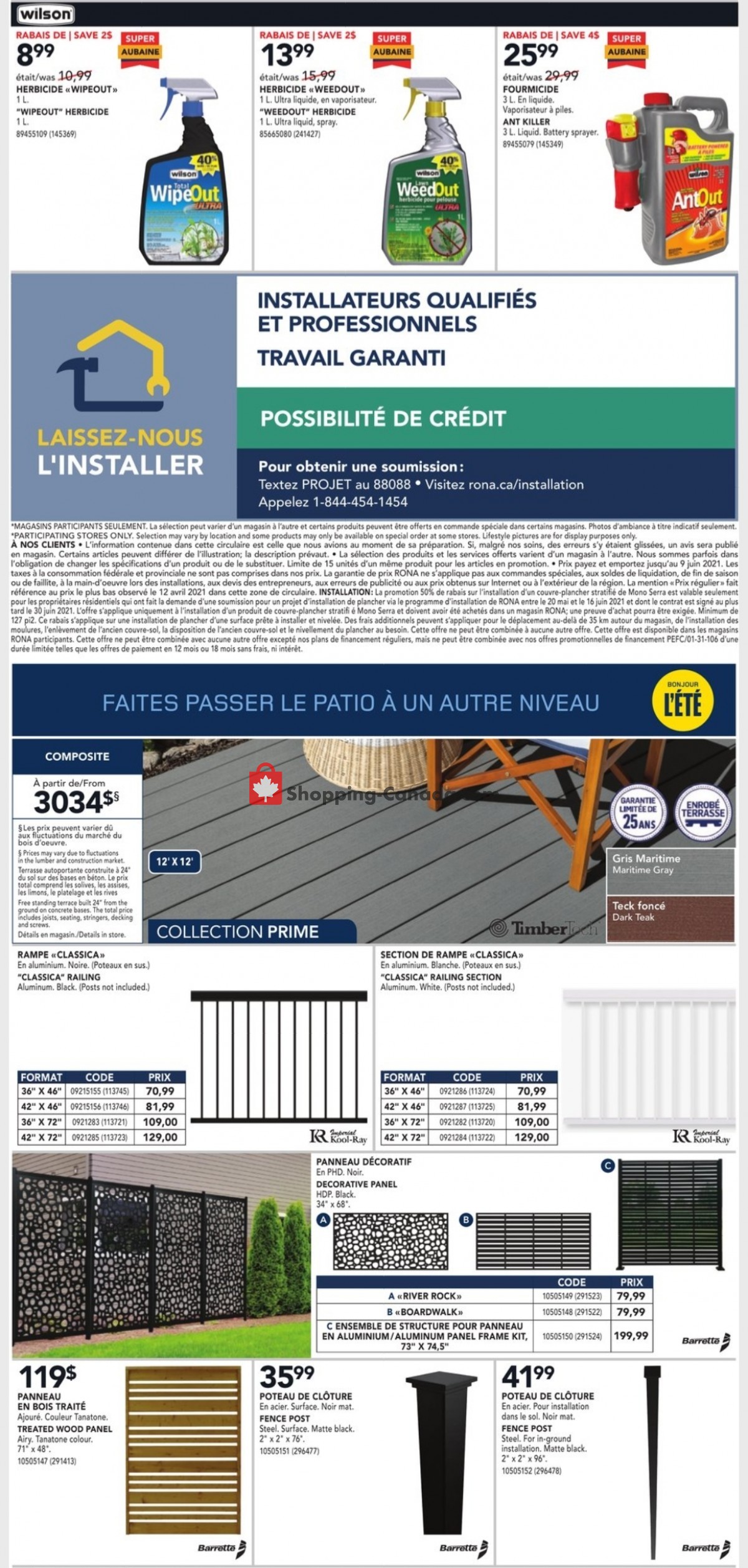 Rona flyer from Thursday June 3, 2021 to Wednesday June 9, 2021 - page 8