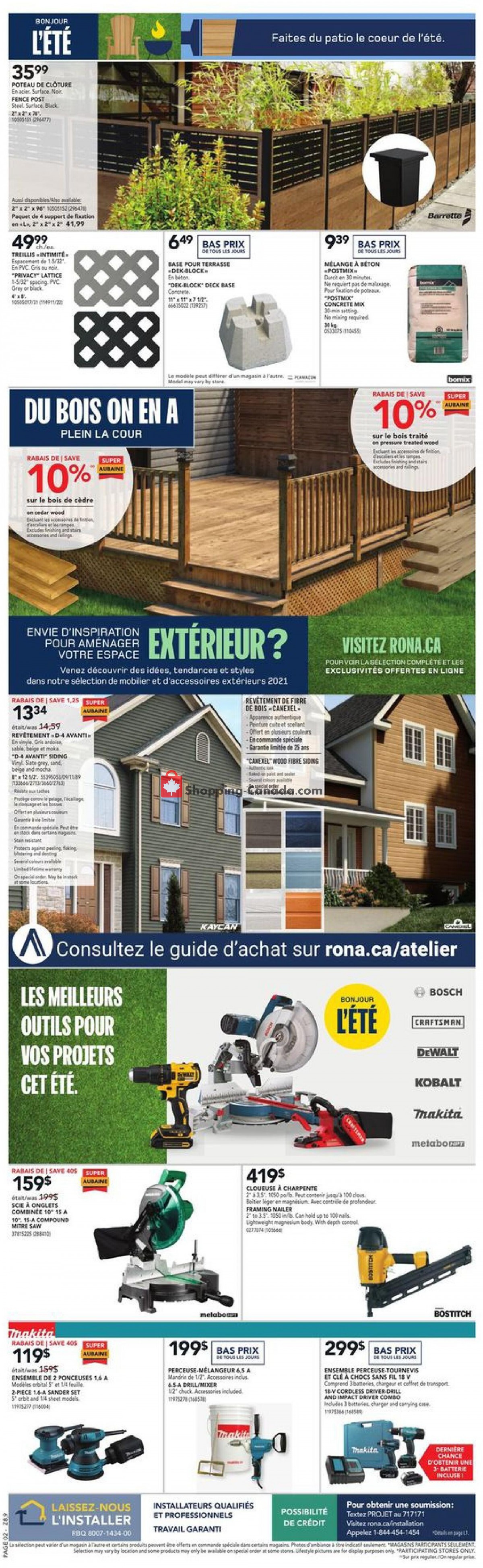 Rona flyer from Thursday July 15, 2021 to Wednesday July 21, 2021 - page 3