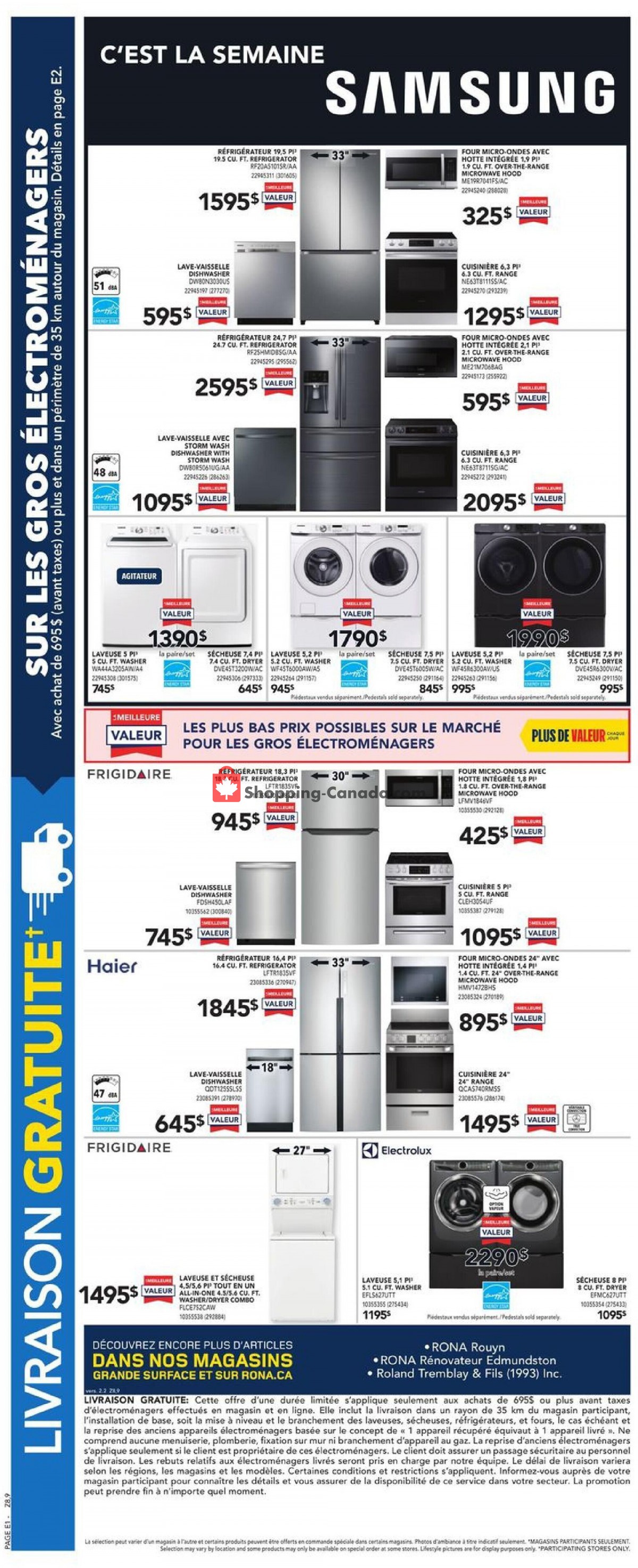 Rona flyer from Thursday July 15, 2021 to Wednesday July 21, 2021 - page 5