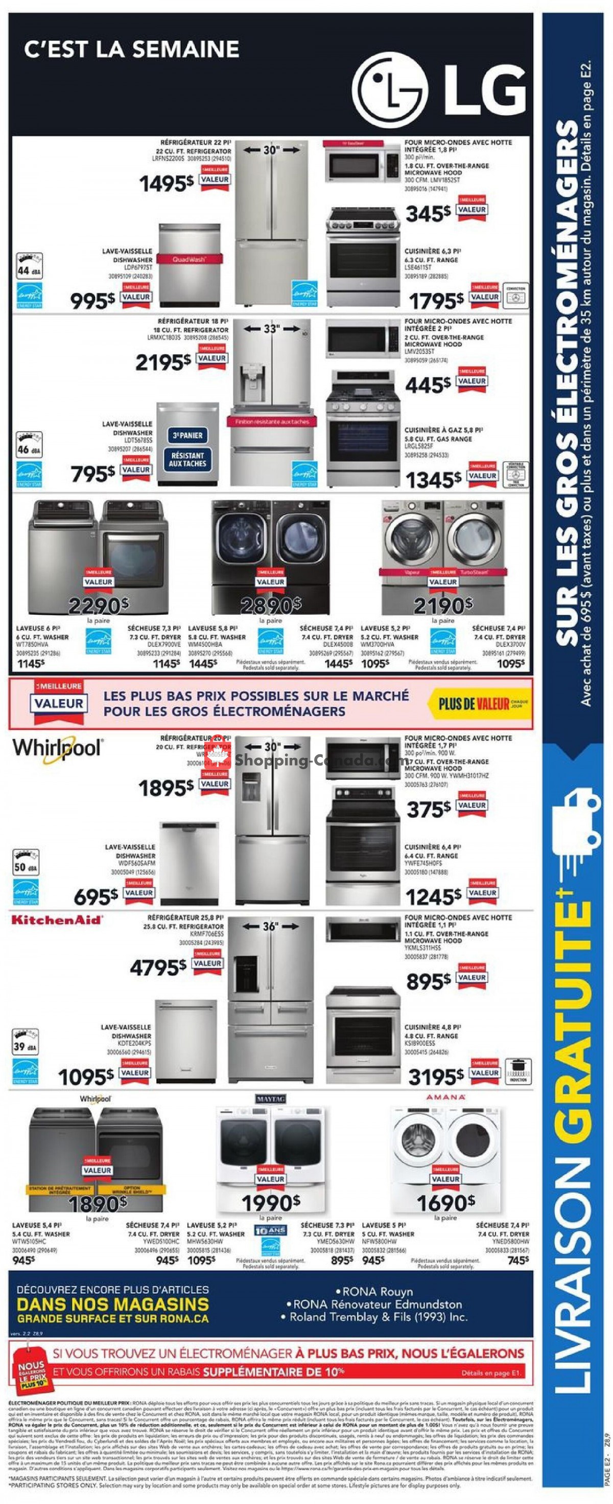 Rona flyer from Thursday July 15, 2021 to Wednesday July 21, 2021 - page 6