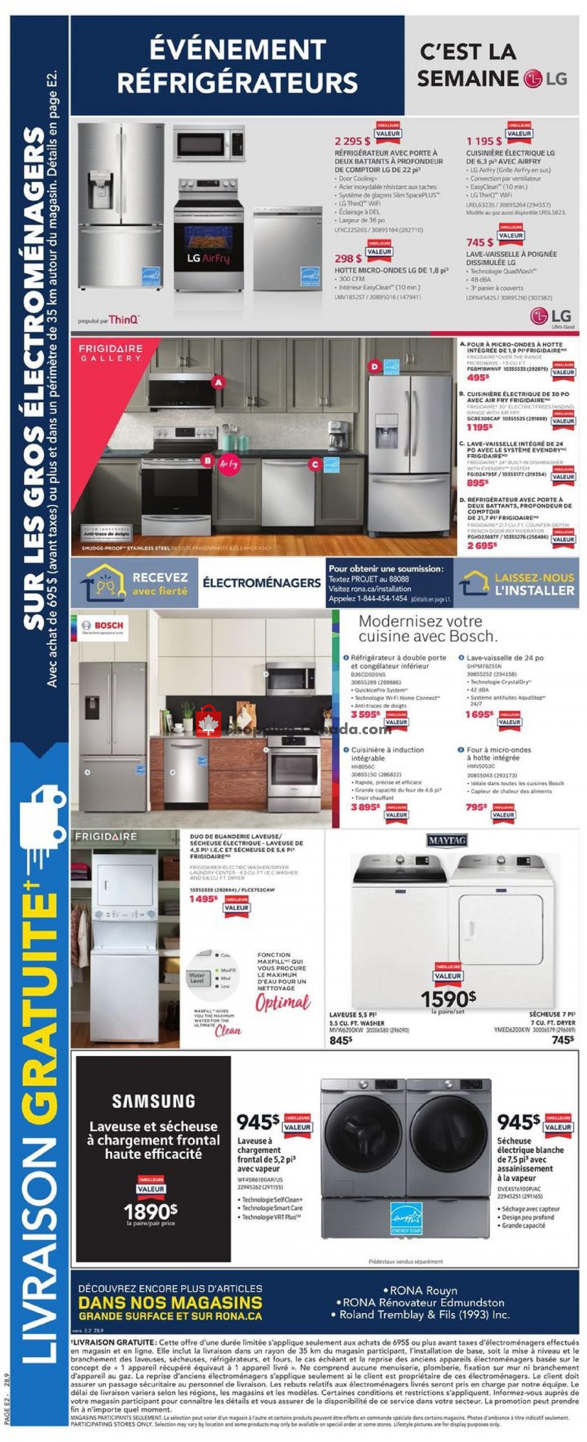 Rona flyer from Thursday September 9, 2021 to Wednesday September 15, 2021 - page 8