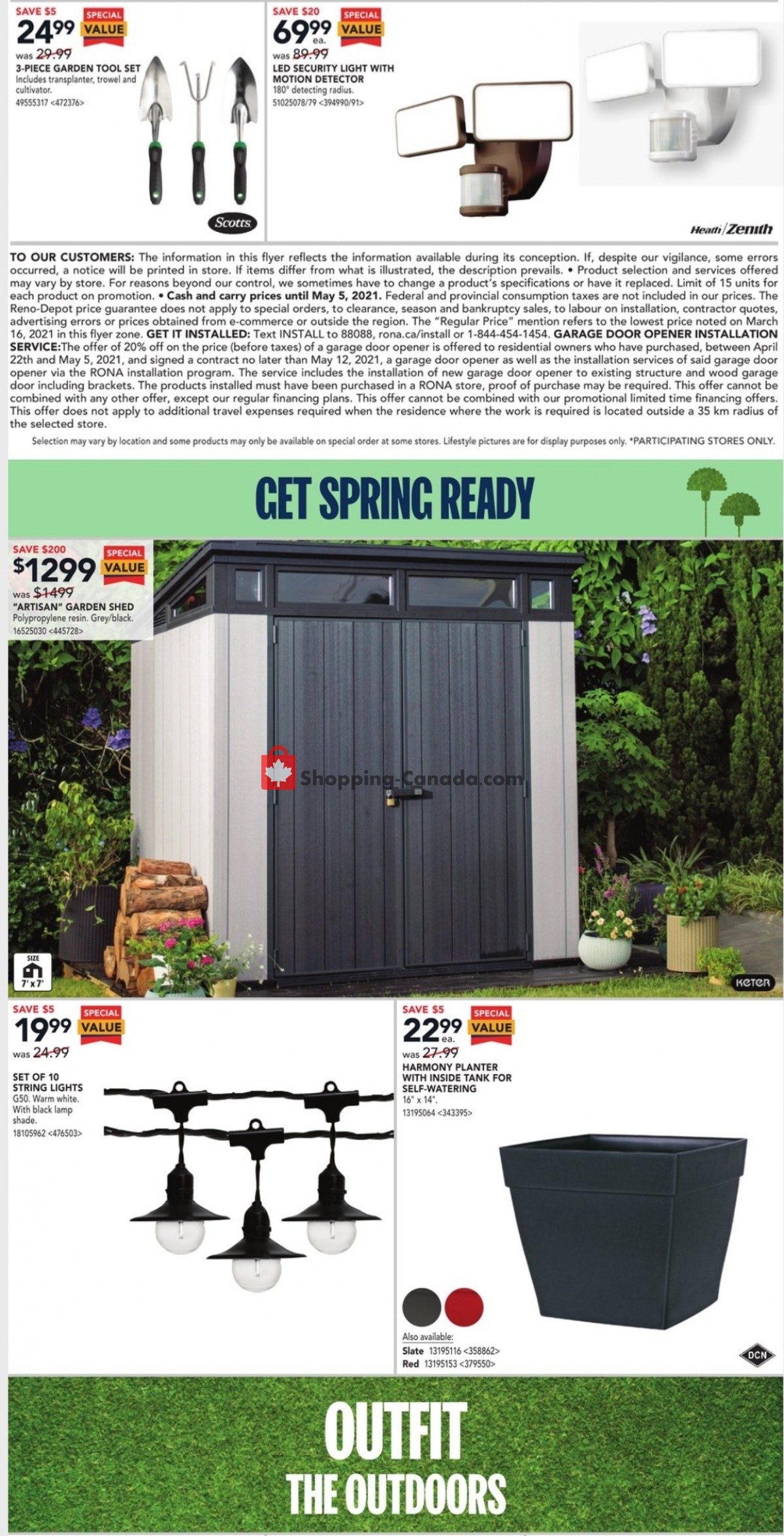 Rona flyer from Thursday April 29, 2021 to Wednesday May 5, 2021 - page 4