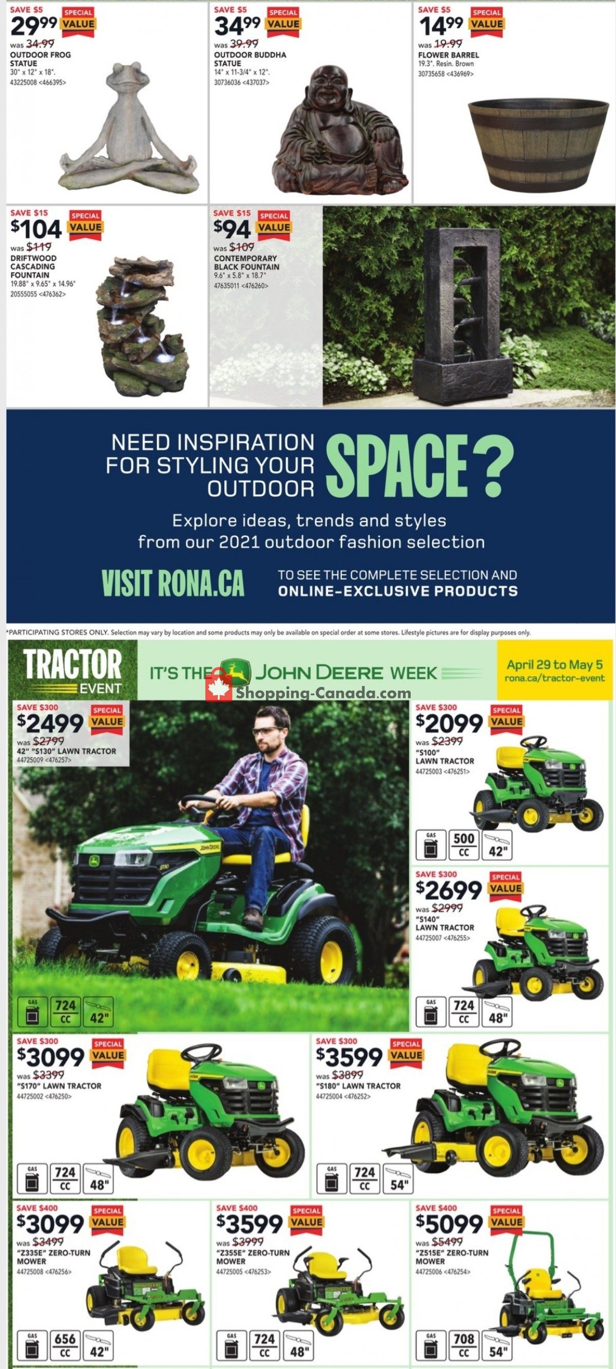 Rona flyer from Thursday April 29, 2021 to Wednesday May 5, 2021 - page 5