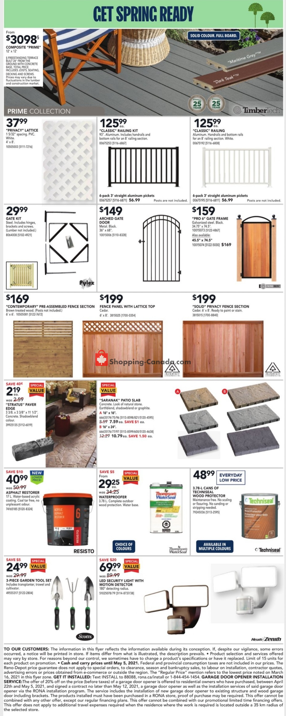 Rona flyer from Thursday April 29, 2021 to Wednesday May 5, 2021 - page 3