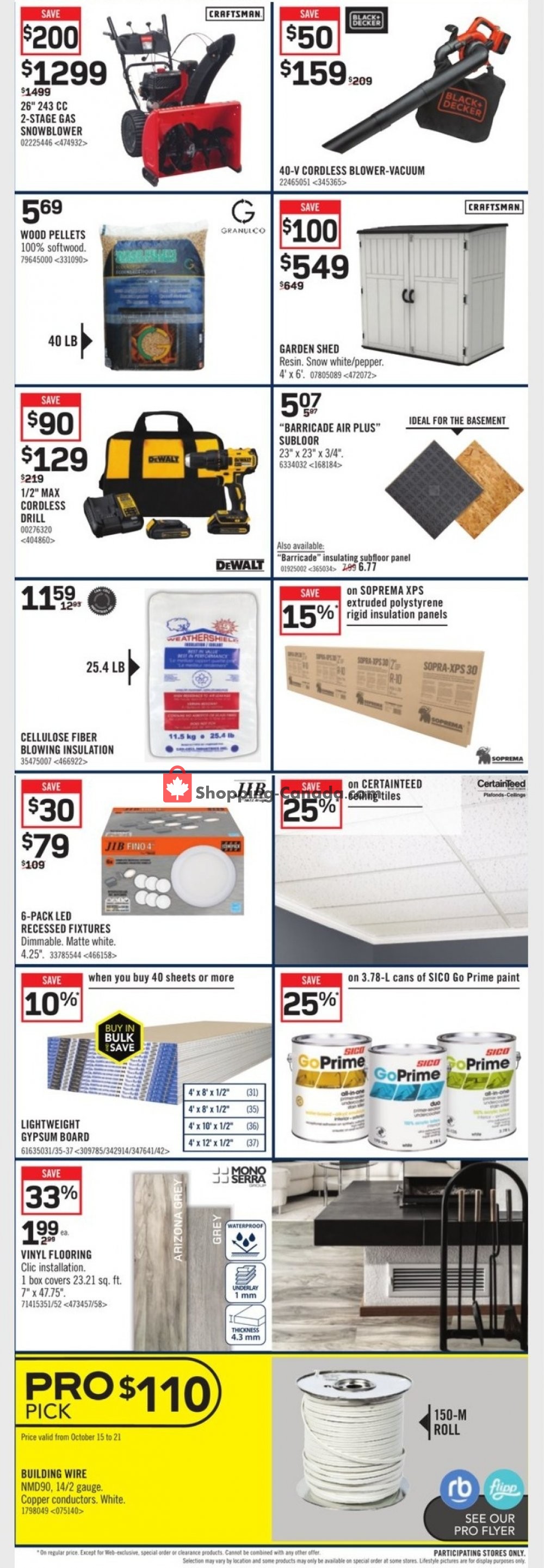 Rona flyer from Thursday October 15, 2020 to Wednesday October 21, 2020 - page 3