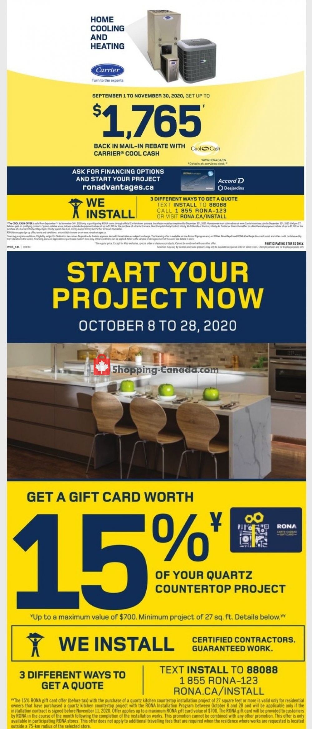 Rona flyer from Thursday October 15, 2020 to Wednesday October 21, 2020 - page 4