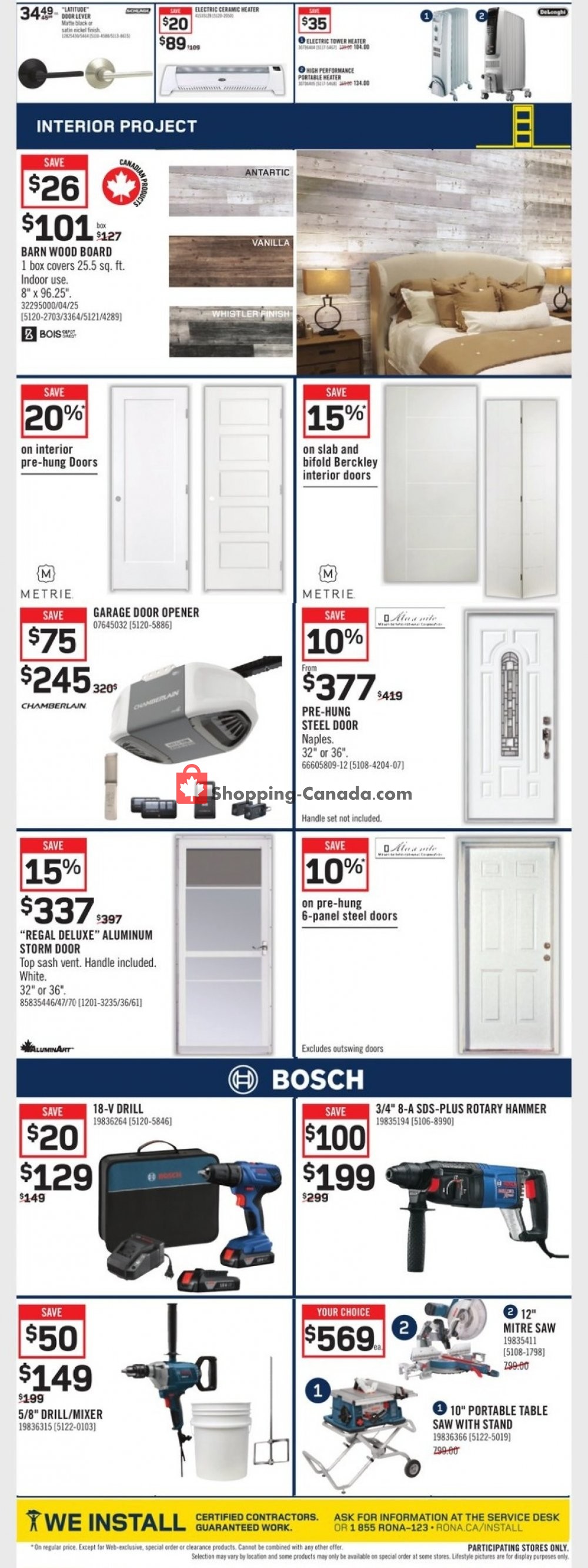 Rona flyer from Thursday October 15, 2020 to Wednesday October 21, 2020 - page 3