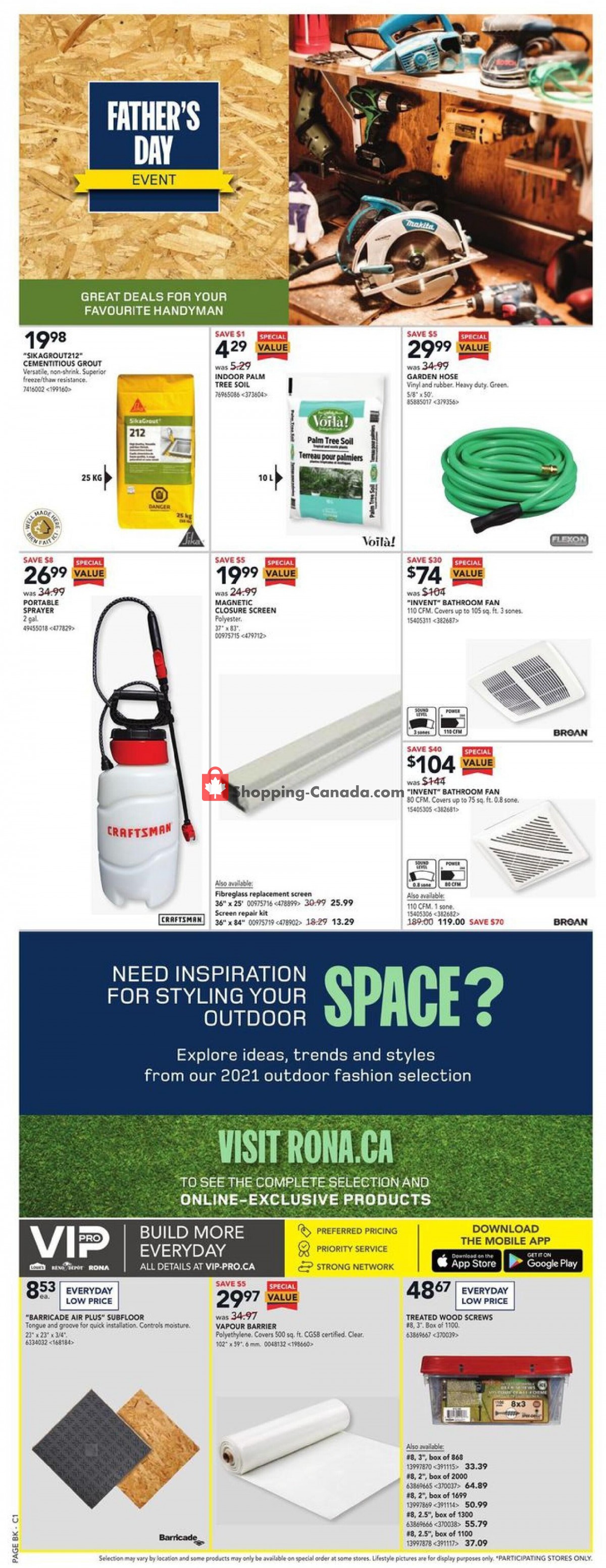 Rona flyer from Thursday June 10, 2021 to Wednesday June 16, 2021 - page 10