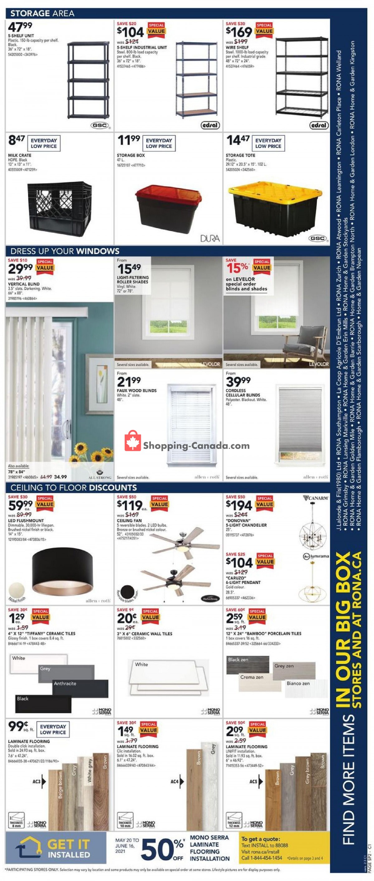Rona flyer from Thursday June 10, 2021 to Wednesday June 16, 2021 - page 7