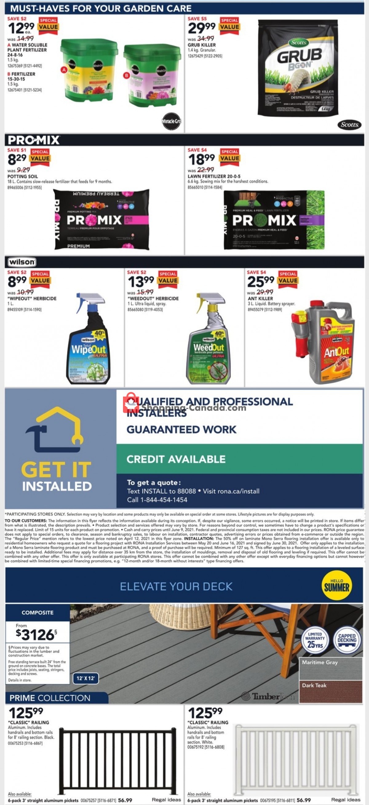 Rona flyer from Thursday June 3, 2021 to Wednesday June 9, 2021 - page 7