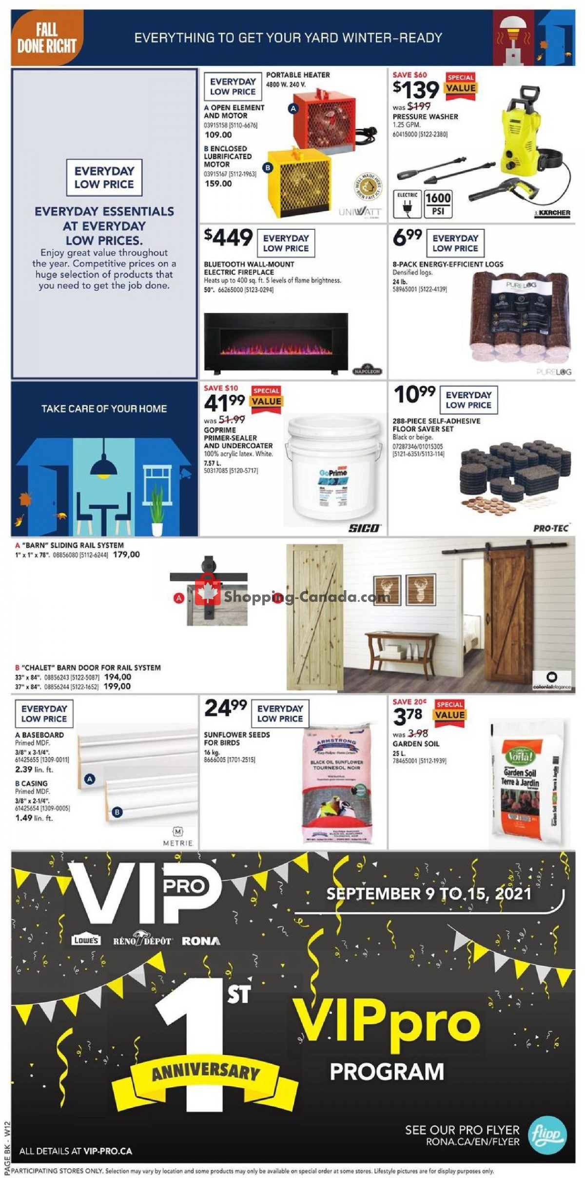 Rona flyer from Thursday September 9, 2021 to Wednesday September 15, 2021 - page 2
