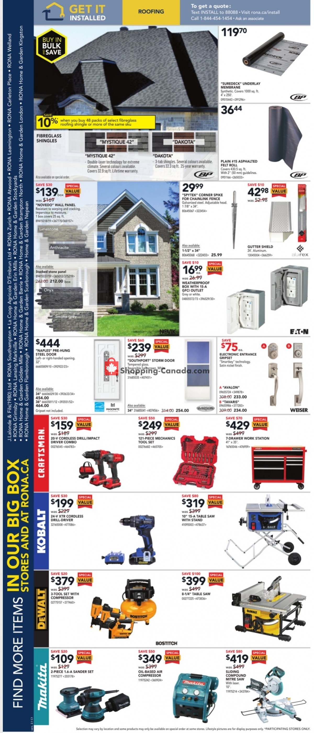 Rona flyer from Thursday May 6, 2021 to Wednesday May 12, 2021 - page 9