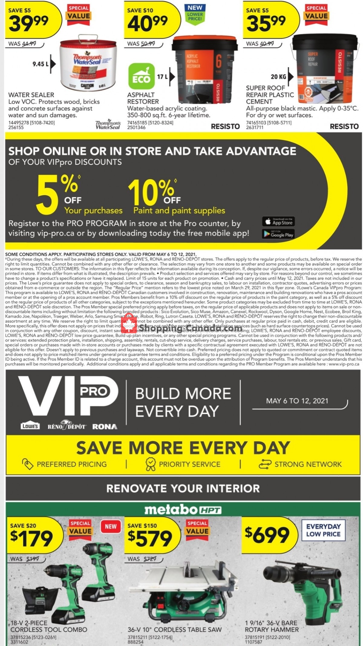 Rona flyer from Thursday May 6, 2021 to Wednesday May 12, 2021 - page 14