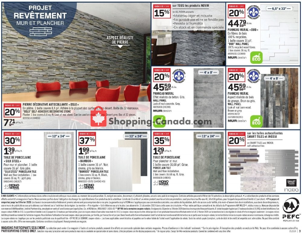 Rona flyer from Thursday January 30, 2020 to Wednesday February 5, 2020 - page 3
