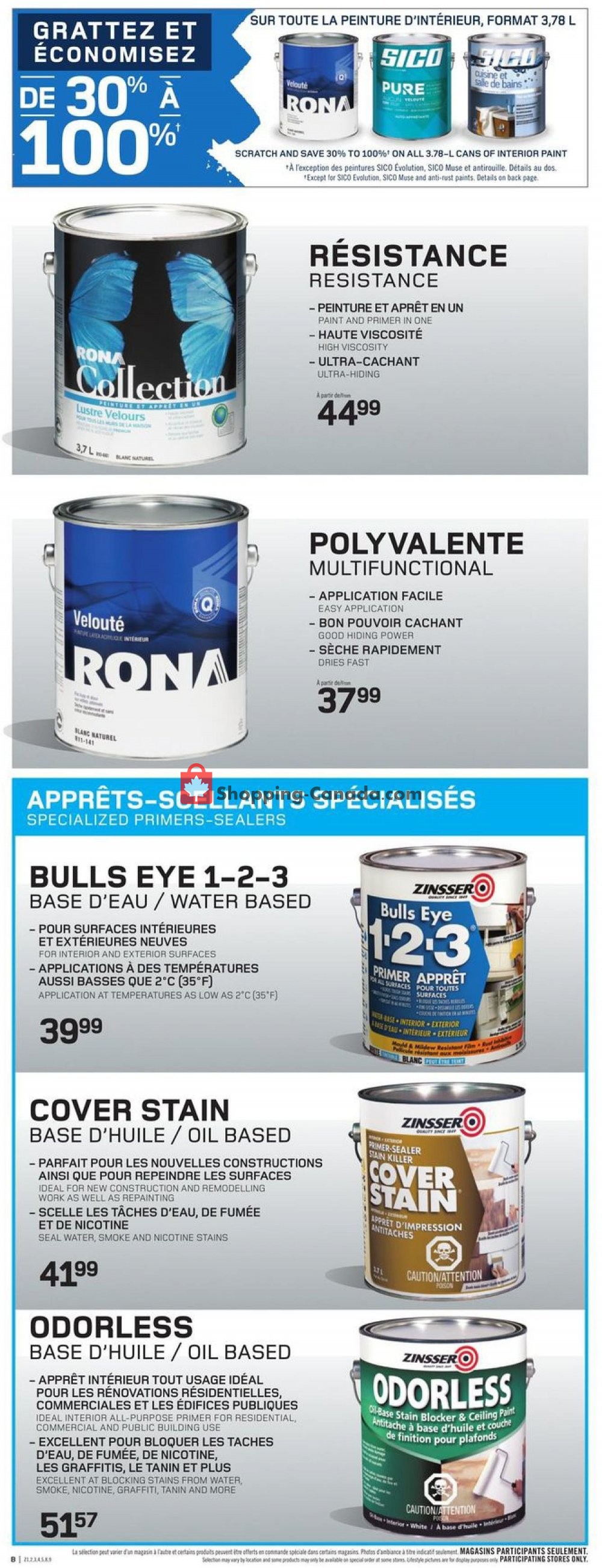 Rona flyer from Thursday March 7, 2019 to Wednesday March 13, 2019 - page 4