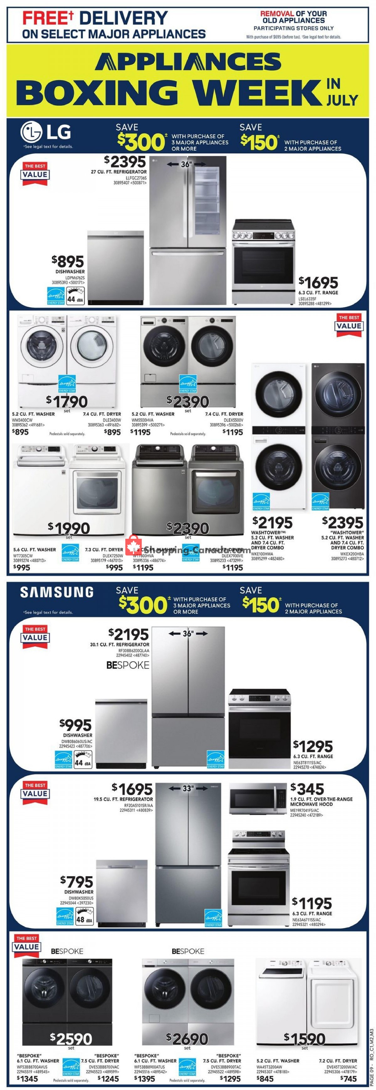 Rona Canada, flyer (Happy Canada Day) June 29 July 5, 2023