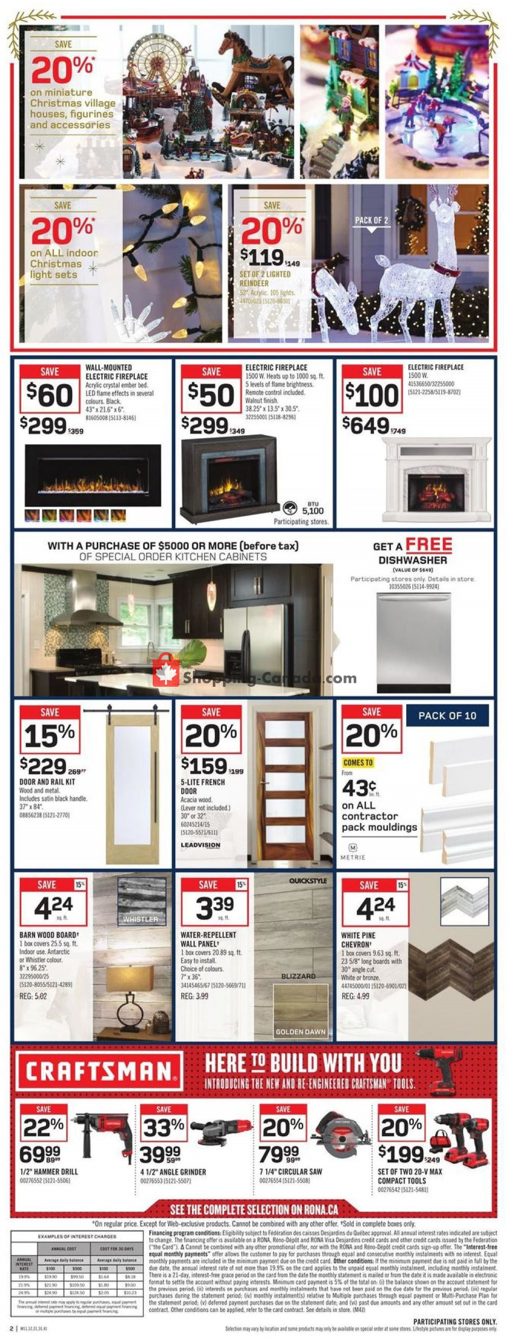 Rona flyer from Thursday November 29, 2018 to Wednesday December 5, 2018 - page 2