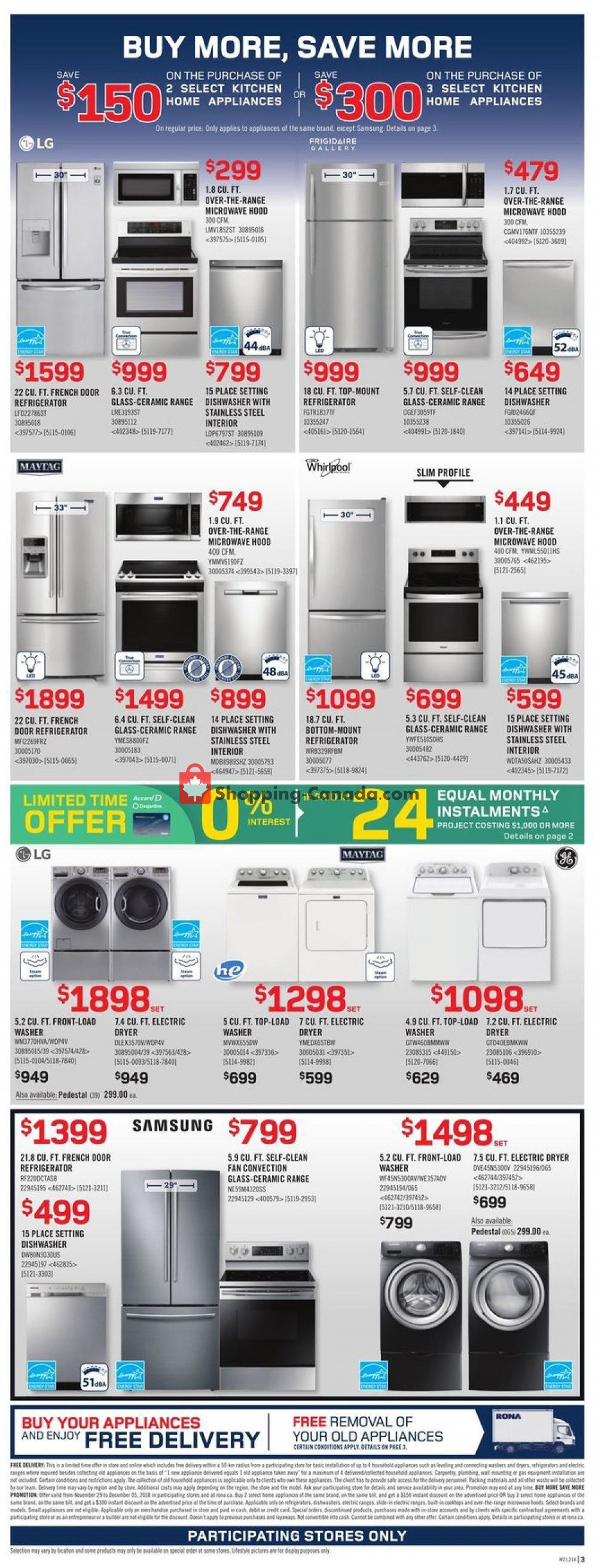 Rona flyer from Thursday November 29, 2018 to Wednesday December 5, 2018 - page 3