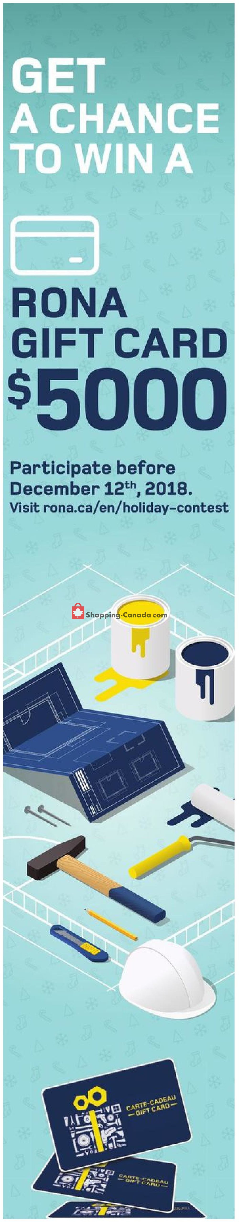Rona flyer from Thursday November 29, 2018 to Wednesday December 5, 2018 - page 6