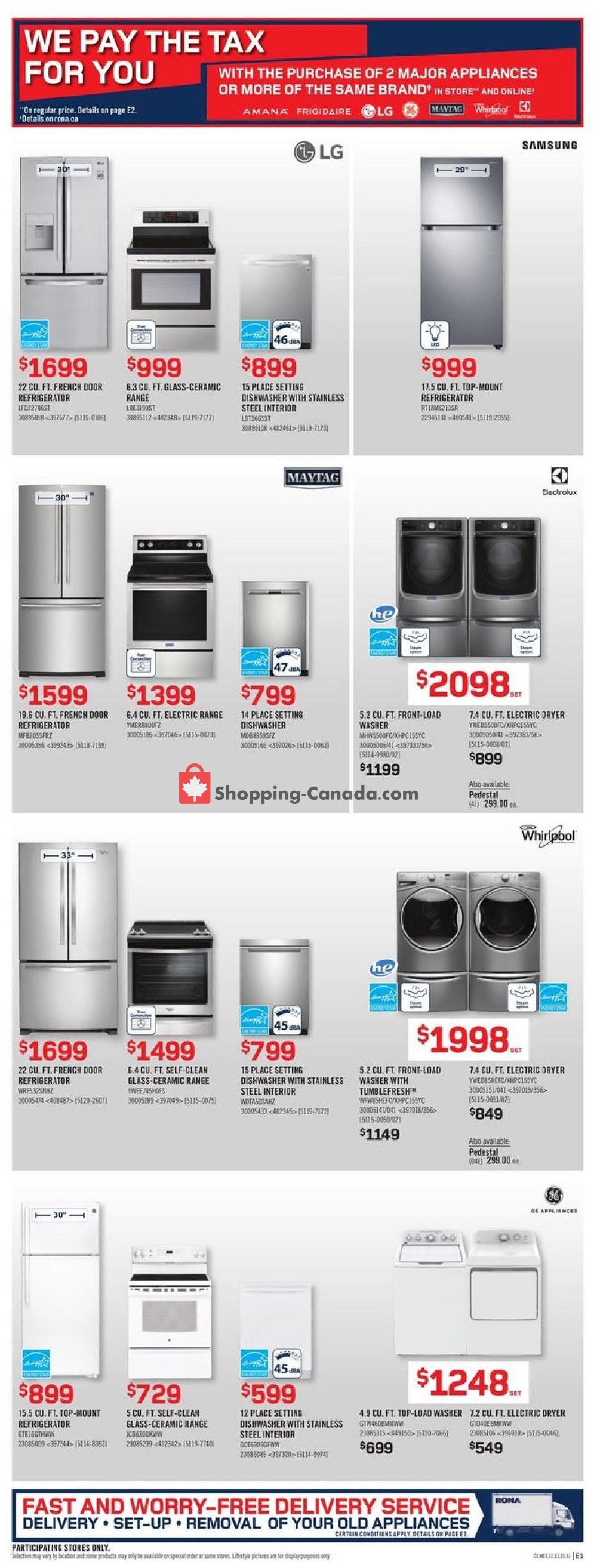 Rona flyer from Thursday October 18, 2018 to Wednesday October 24, 2018 - page 6
