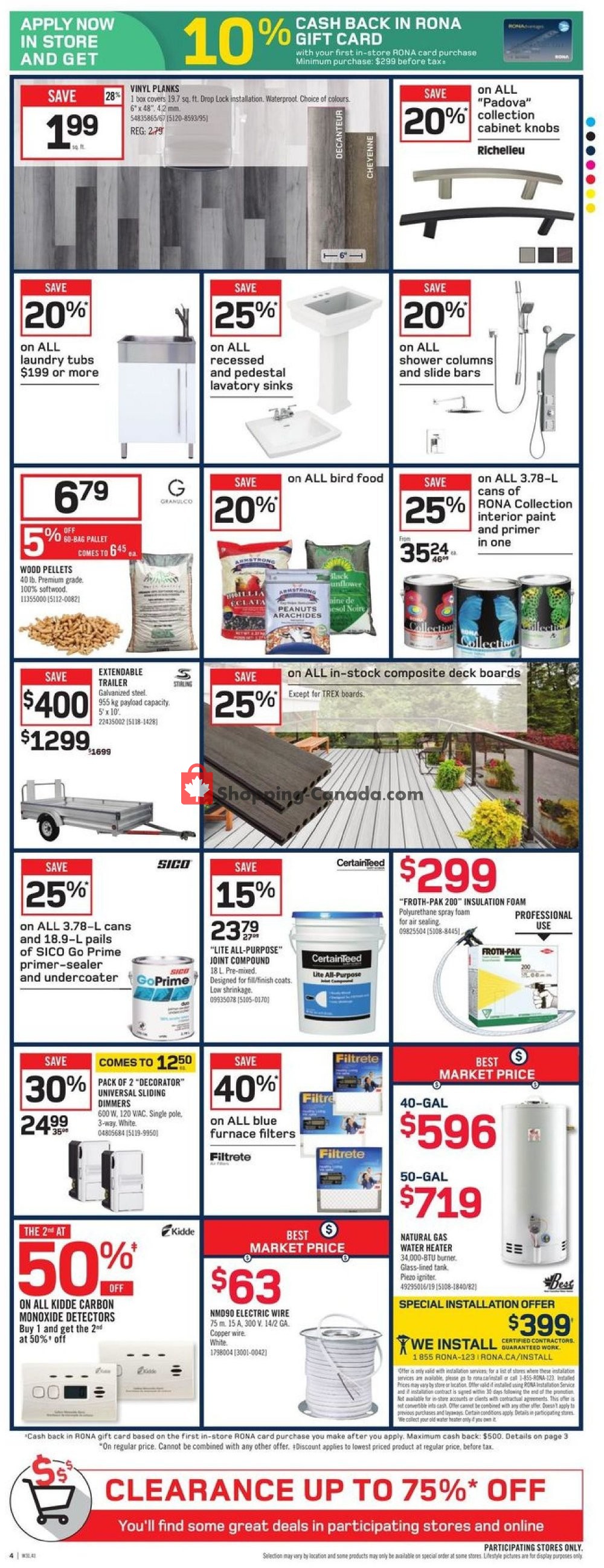 Rona flyer from Thursday October 18, 2018 to Wednesday October 24, 2018 - page 8